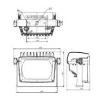 Pandora LED 820 E — габаритный чертёж