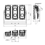 Pandora LED 835-360 — габаритный чертёж