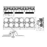 Pandora LED 935 W-960 — габаритный чертёж